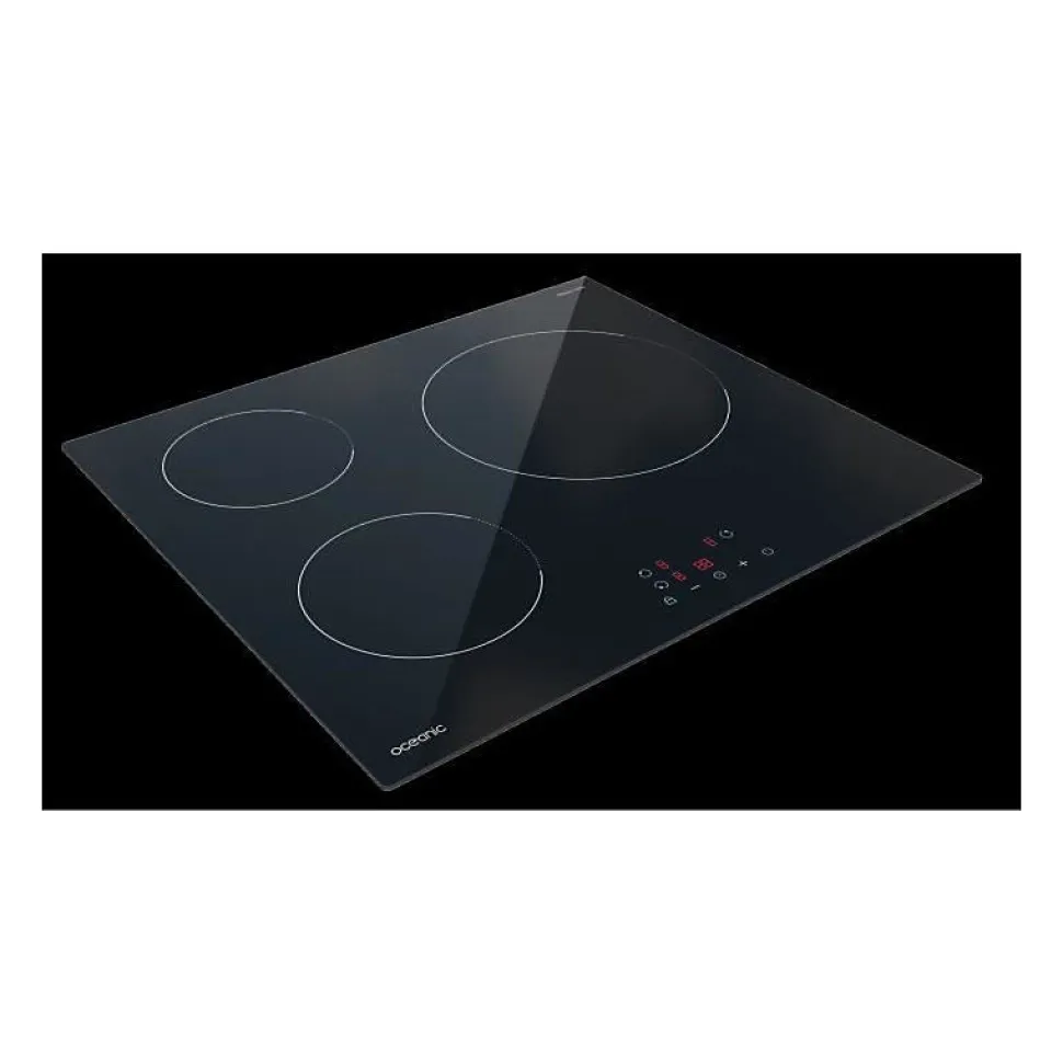 Table de cuisson induction OCEANIC 3 foyers L60 x P52 cm OCEATI3Z7B