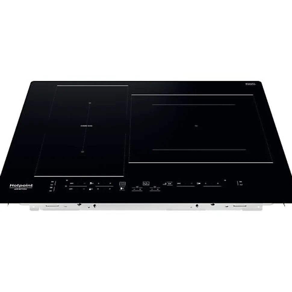 Table de cuisson induction - HOTPOINT - 3 zones - HB2760BNE - L 59 x P 51 cm - 7200W total - Noir