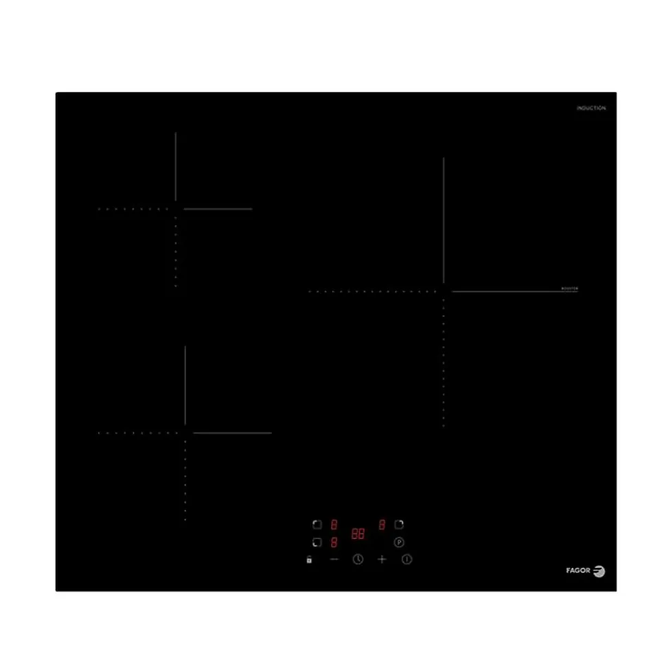 Table de cuisson induction 59cm 3 feux 6200w noir Fagor FAI3531