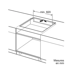 Table de cuisson induction 90cm 5 feux 1100w noir Neff T69PTX4L0
