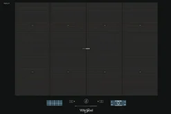 Table de cuisson induction 77cm 8 feux 7400w noir Whirlpool SMP778CNEIXL