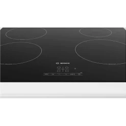 Table de cuisson induction 60cm 4 feux 4600w noir Bosch PUE61RBB5E série 4