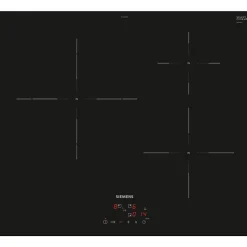 Table de cuisson induction 60cm 3 foyers 4600w noir Siemens EU611BJB5E iq100