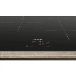 Table de cuisson induction 60cm 3 foyers 4600w noir Siemens EU611BJB5E iq100