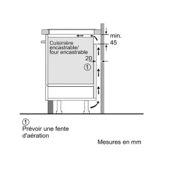 Table de cuisson induction 80cm 4 feux 7400w noir Bosch PXE831HC1E