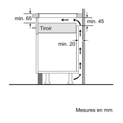 Table de cuisson induction 60cm 4 feux 7400w noir Siemens EX651HXC1E iq700