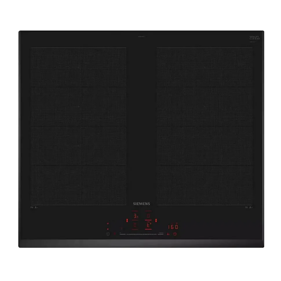 Table de cuisson induction 60cm 4 feux 7400w noir Siemens EX651HXC1E iq700