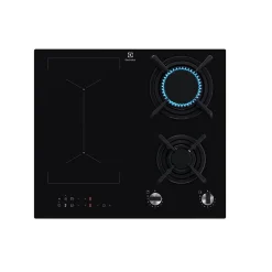 Table de cuisson mixte 59cm 4 feux noir Electrolux KDI641723K