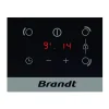 Table de cuisson victrocéramique 60cm 4 feux 5900w noir Brandt BPI5361B