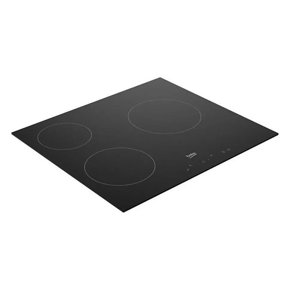 Table de cuisson vitrocéramique - BEKO - 3 foyers - 60 cm - HIC63400