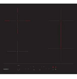 Table de cuisson vitrocéramique 59cm 4 feux 6500w noir Rosieres RH64DBCP/2