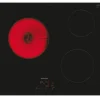 Table de cuisson vitrocéramique 60cm 3 feux 5700w noir Siemens ET61RBMB8E iq100