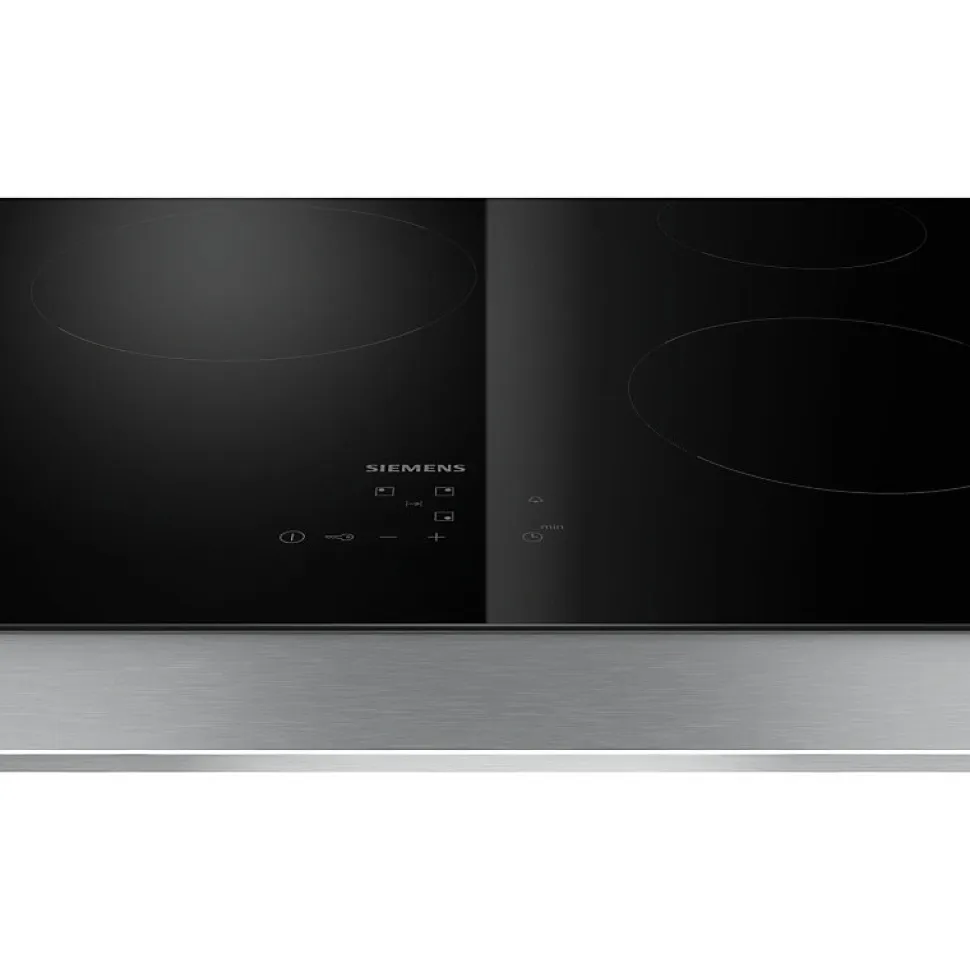 Table de cuisson vitrocéramique 60cm 3 feux 5700w noir Siemens ET61RBMB8E iq100