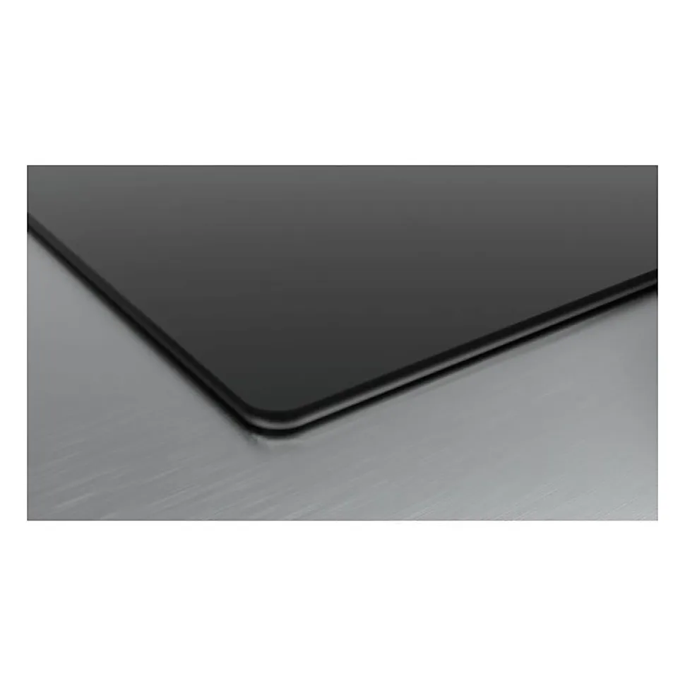 Table de cuisson vitrocéramique 60cm 4 feux 6600w noir Siemens ET61RBEB8E iq100