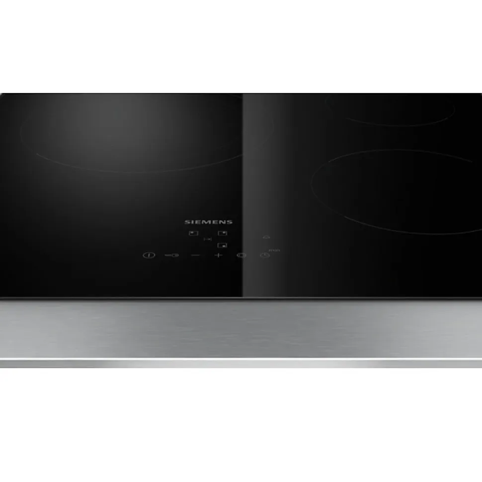 Table de cuisson vitrocéramique 60cm 3 feux 5700w noir Siemens ET61RBKB8E iq300