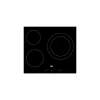 Table de Cuisson Vitrocéramique 3 Foyers Commandes Sensitives Timer Double Ring BEKO