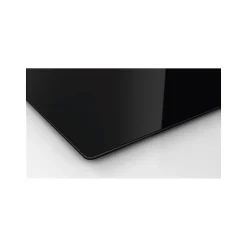 Table de cuisson vitrocéramique 60cm 4 feux 6600w noir Bosch PKE611CA8E série 2