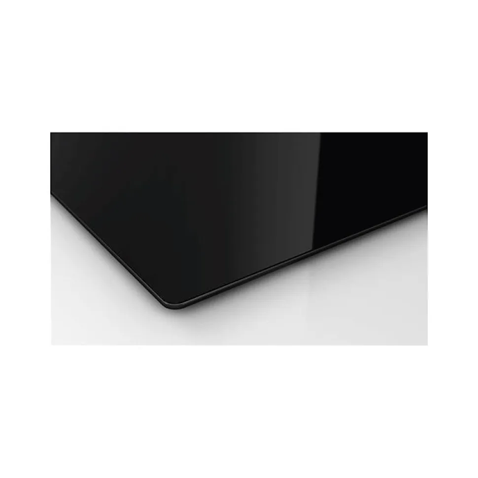 Table de cuisson vitrocéramique 60cm 4 feux 6600w noir Bosch PKE611CA8E série 2