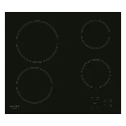Table de cuisson vitrocéramique - HOTPOINT - HR631C - 4 foyers - 60 cm - Noir