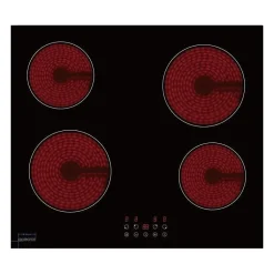 Table de cuisson vitrocéramique - OCEANIC - 4 foyers - Noir