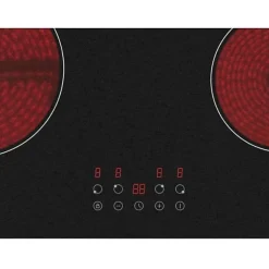 Table de cuisson vitrocéramique - OCEANIC - 4 foyers - Noir