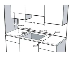 Table de cuissson à induction 60cm 3 feux 7200w noir Beko HII63201FMTB