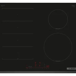 Table induction - BOSCH SERIE 6 PIX631HC1E - 4 foyers - 7400 W - Multitouch+ - Zone flex - Noir