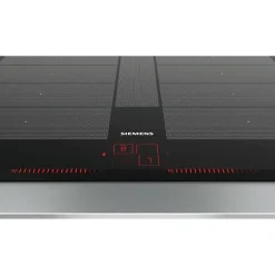 Table induction - SIEMENS - IQ700 - 4 foyers - 60 cm - Noir - Dual LightSlider