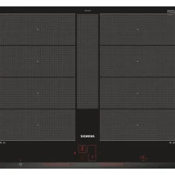 Table induction - SIEMENS - IQ700 - 4 foyers - 60 cm - Noir - Dual LightSlider