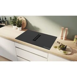 Table induction Aspirante - BOSCH SER6 - PVQ811H26E Noir - 4-foyers - Home Connect - L802xP522 mm