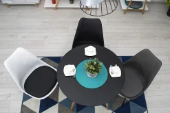 Table ronde Valora KOVA 80 cm - Noire