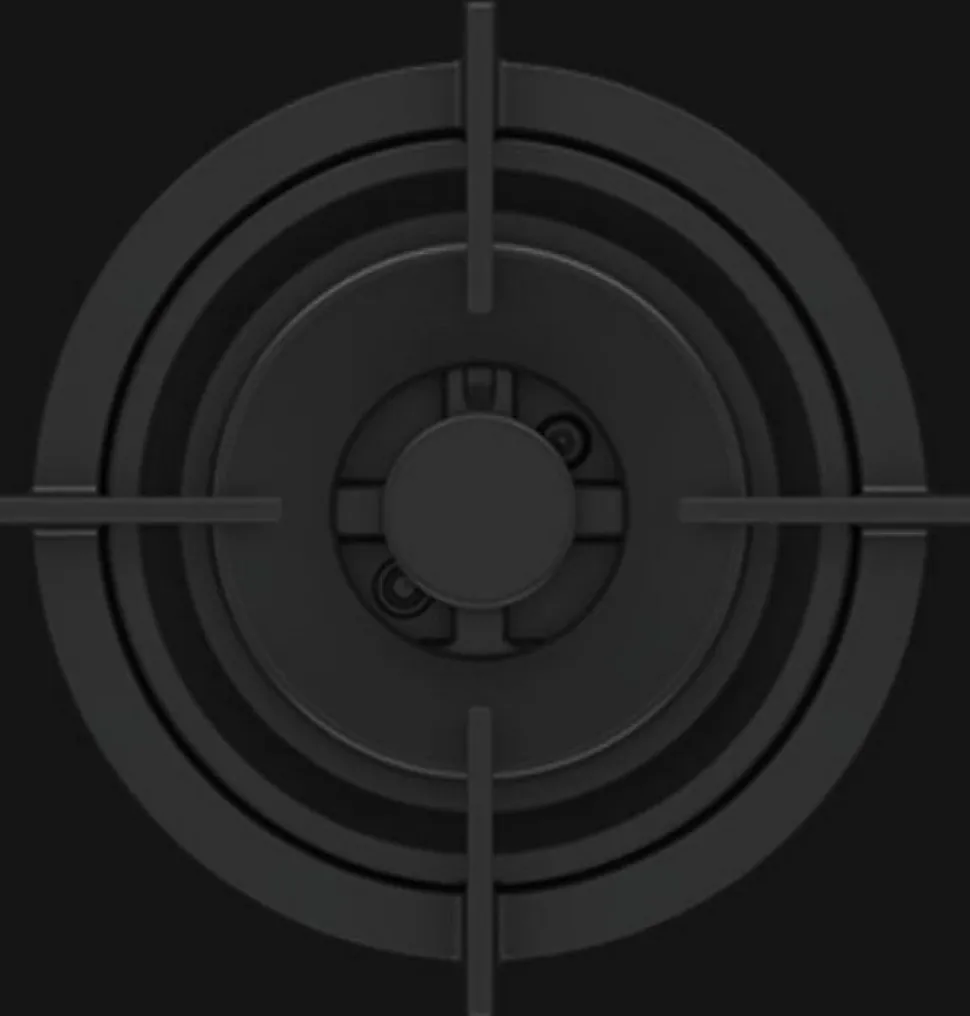 Table verre gaz 60cm 4 foyers noir Beko HILW64222S