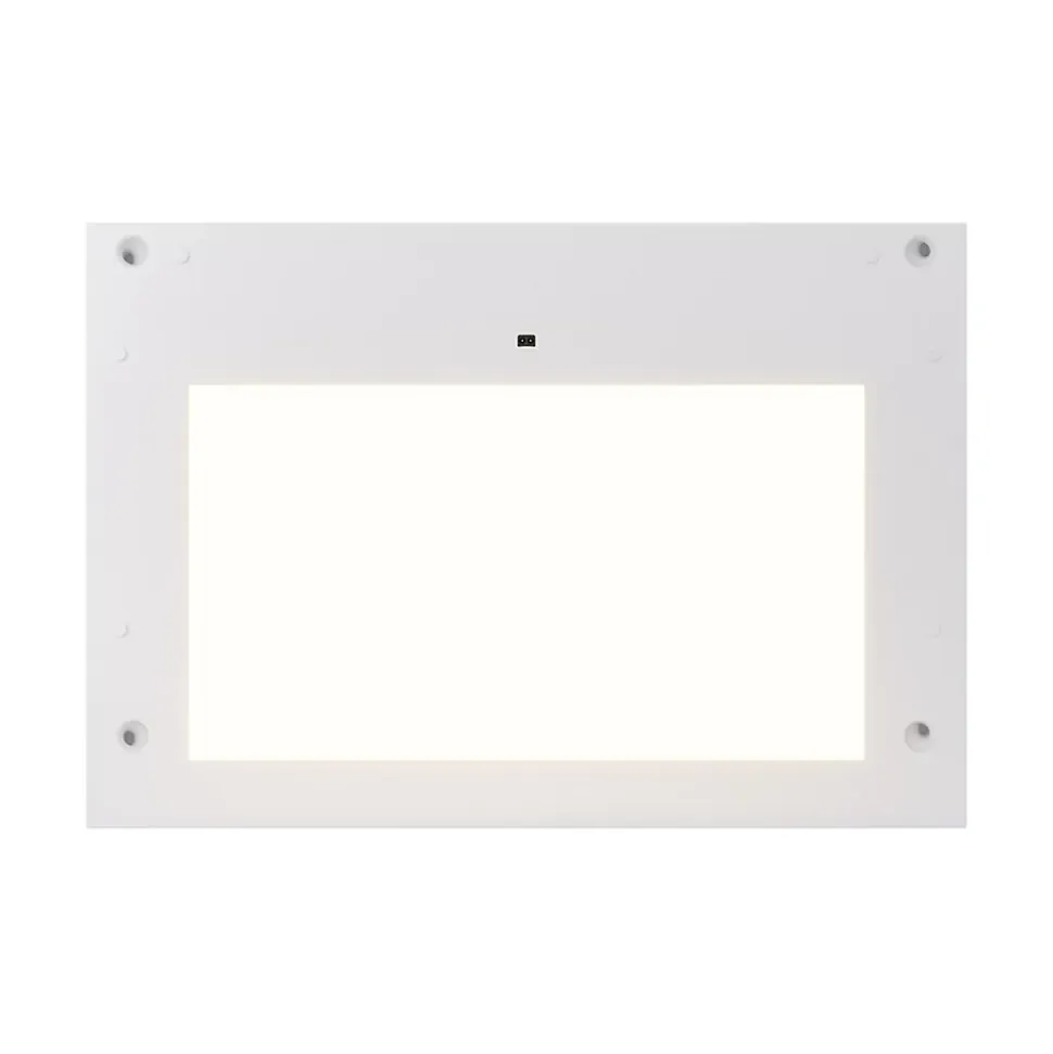 Tablette avec LED integrées de dessous de meuble haut GoodHome Caraway blanc l. 46,4 cm x L. 31,9 cm x H. 18,2 mm