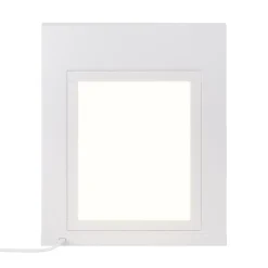 Tablette avec LED integrées de dessous de meuble haut GoodHome Caraway blanc l. 26,4 cm x L. 31,9 cm x H. 18,2 mm