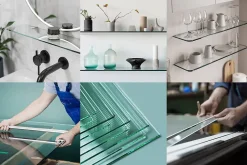 Tablette Murale en Verre Tulup 60x13 cm De Cuisine Moderne