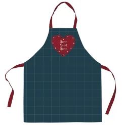 Tablier avec sangle ajustable 80x85 cm Home Sweet Home coton