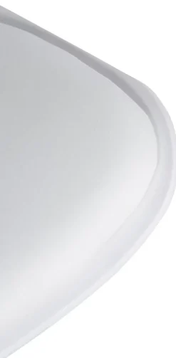 Tabouret de bar Aveiro similicuir, réglable en hauteur, avec pied trompette, structure métallique, protection sol Blanc