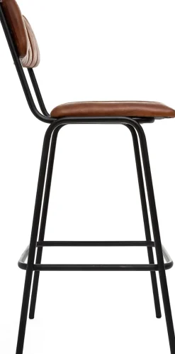 Tabouret de bar Dario Atmosphera H.102,5 cm cognac