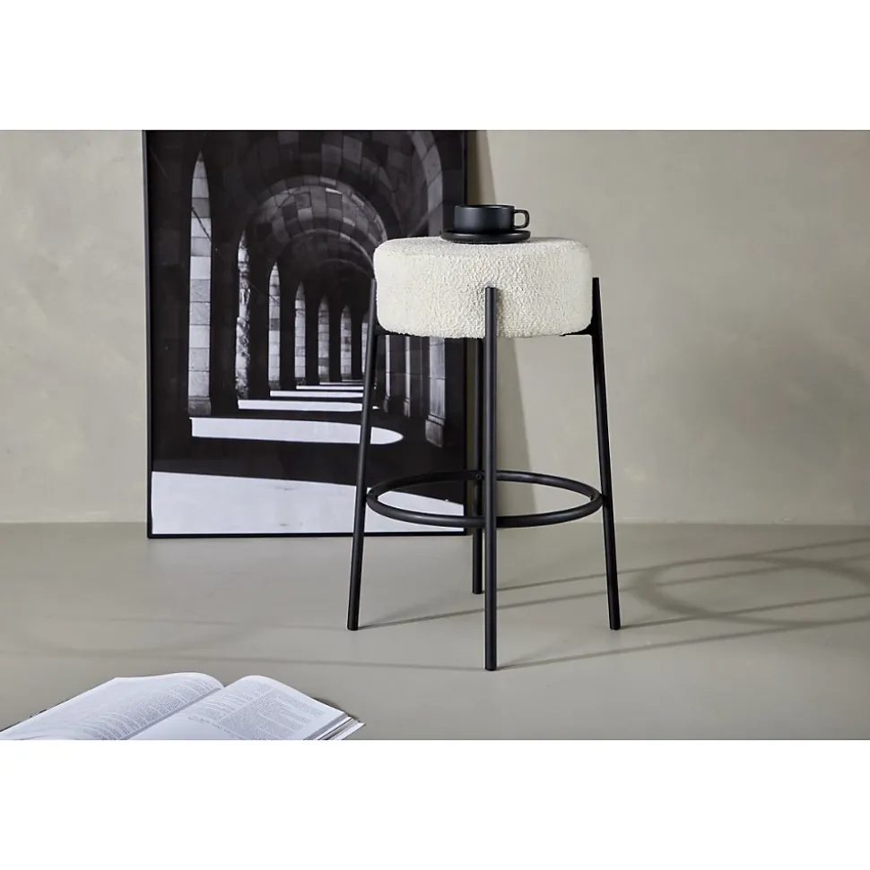 Tabouret de bar en acier Tucson - Type: Table & tabouret de bar