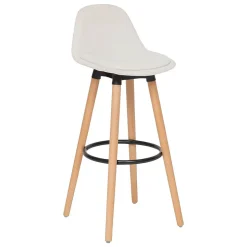 Tabouret de bar Maxon blanc H92,5cm - Atmosphera
