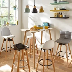 Tabouret de bar Maxon kaki - Atmosphera