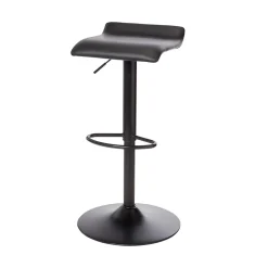 Tabouret de bar noir GoodHome Karonda