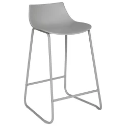 Tabouret de bar Otac - métal - gris - Atmosphera