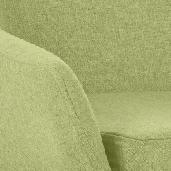 Tabouret de bar rembourré dossier Grant, chaise de bar tissu, structure bois, jusqu'à 150 kg Vertclair