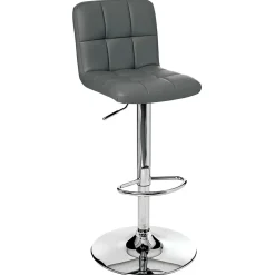 Tabouret de bar réglable Delek Atmosphera H.104 cm gris