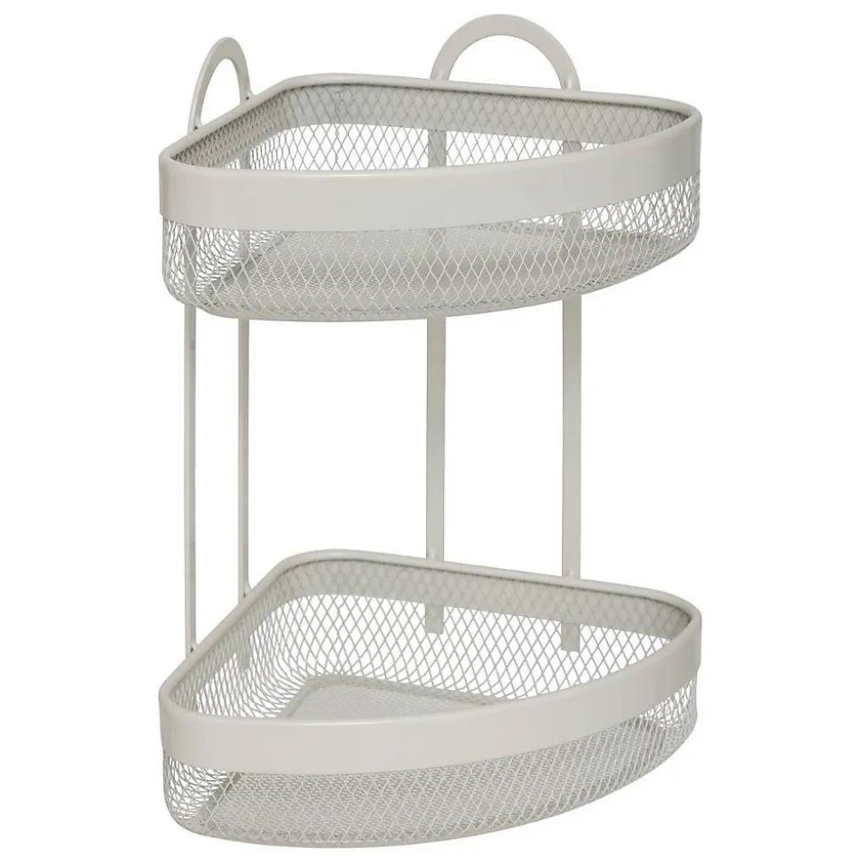 Étagère d'angle Mayaj en acier beige 23x23cm - Beige- 5five