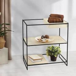 Étagère decorative Trofast Bois et métal 3 Étages 62 x 30 x 70 cm - Floordirekt