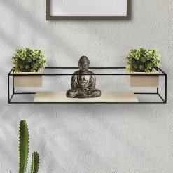 Étagère murale Trofast Etagères flexibles Bois et métal 60 x 12 x 12 cm - Floordirekt