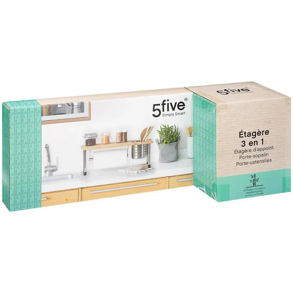 Étagère rangement évier Bambou - 5Five