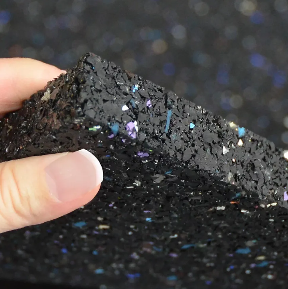 Tapis Anti-Vibration en caoutchouc recyclé Épaisseur 20 mm, 60 x 60 cm - Floordirekt